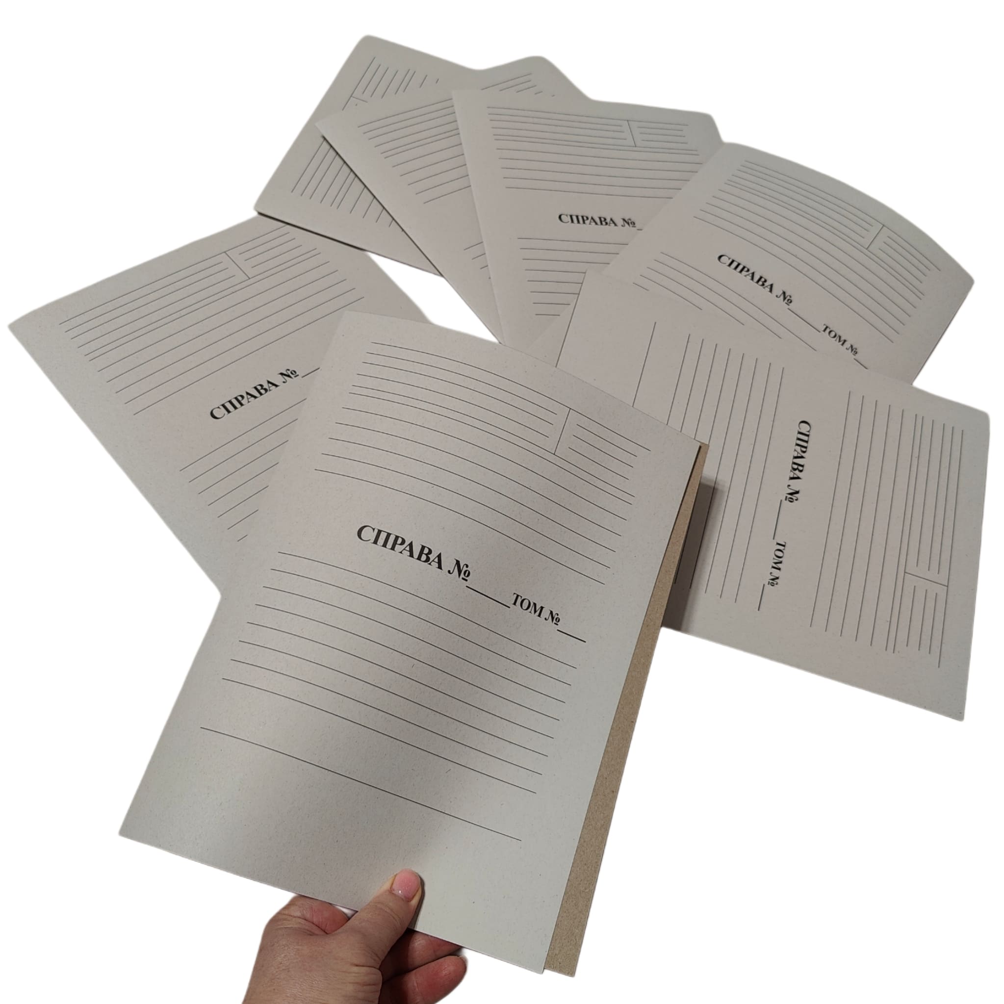 Архівна папка-листівка (для архіву) 320*230мм з титульною сторінкою, без зав'язок, корінець 30 мм ЮТЕК